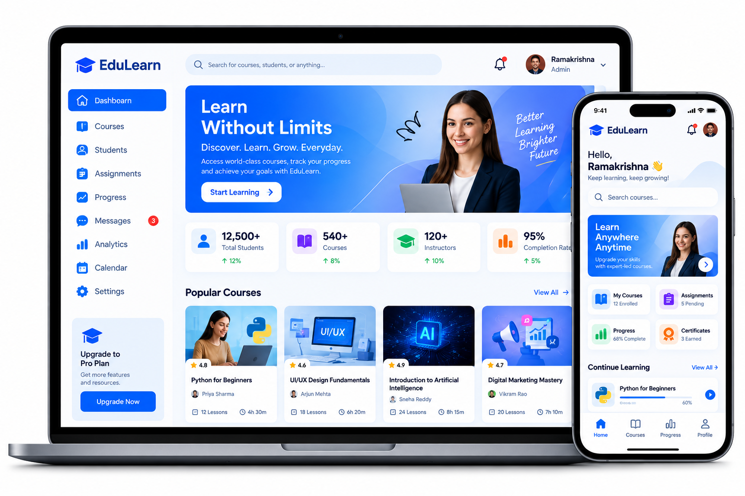 EduLearn demo concept