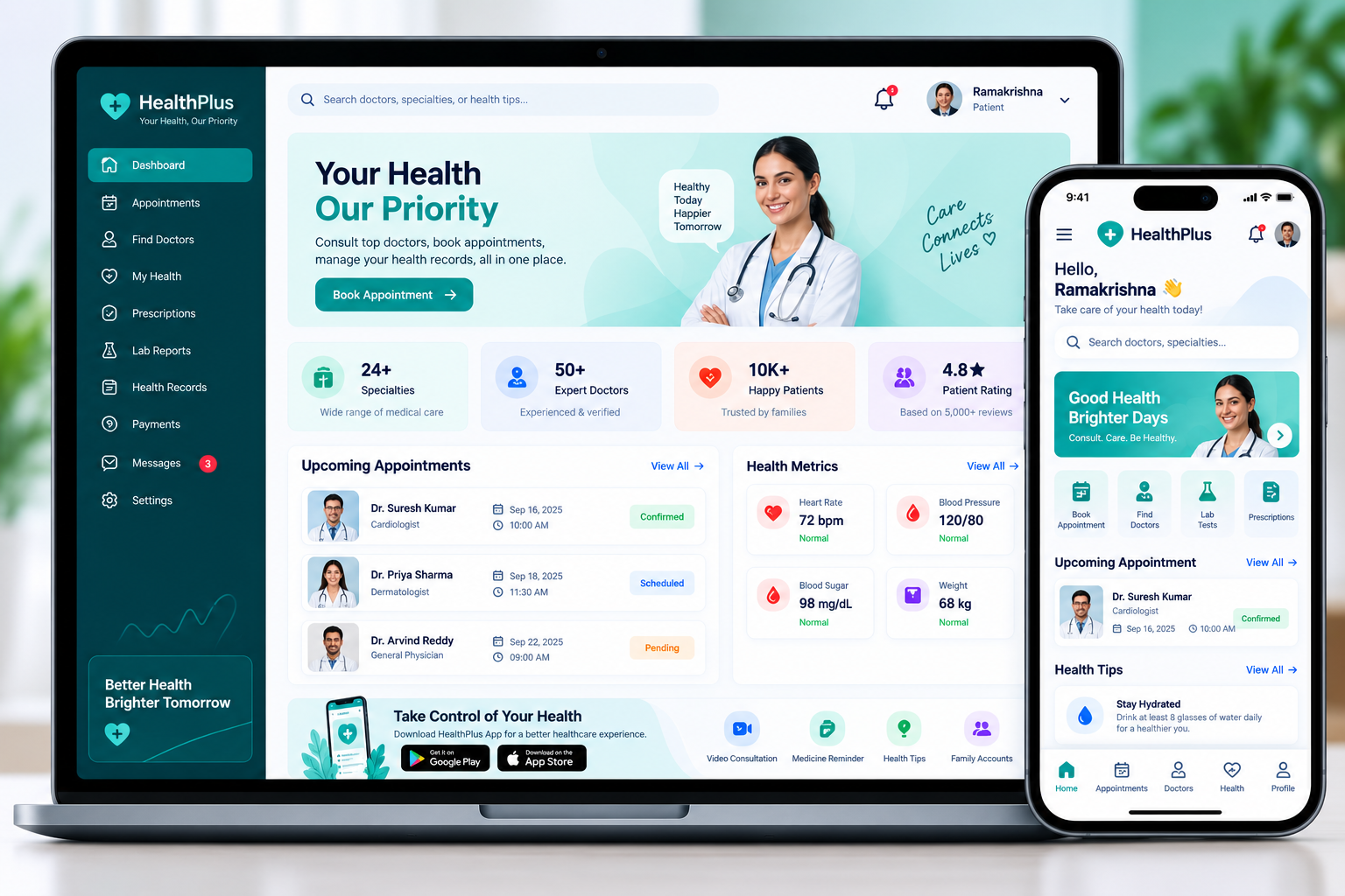 HealthPlus demo concept